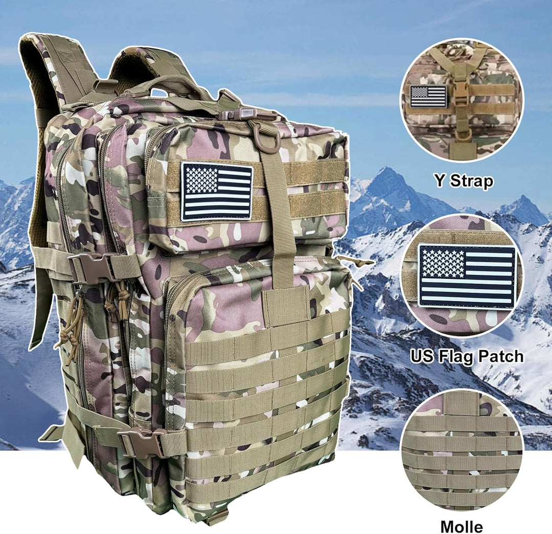 Oraynn - Mochila táctica militar grande de 50L, mochila de asalto M...