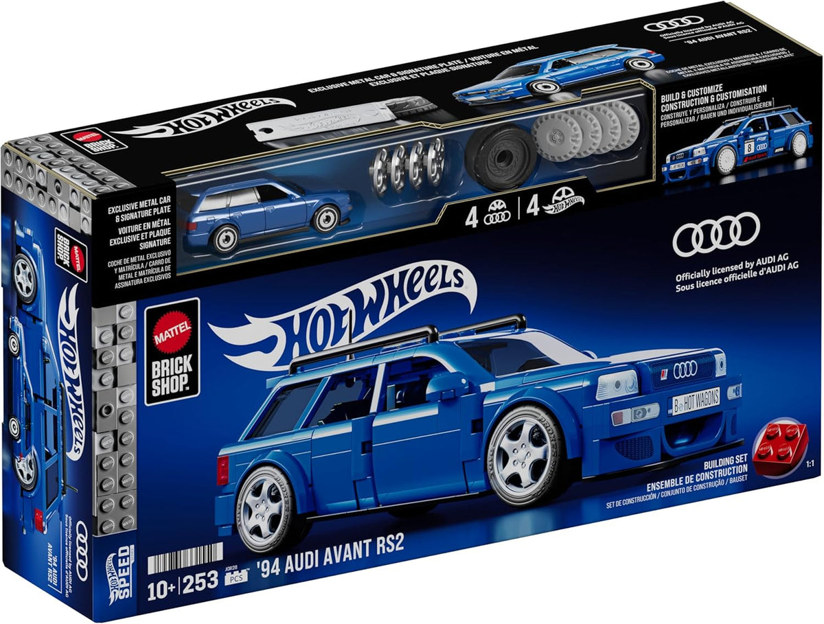 Mattel Brick Shop Hot Wheels Audi Avant RS2 Kit de