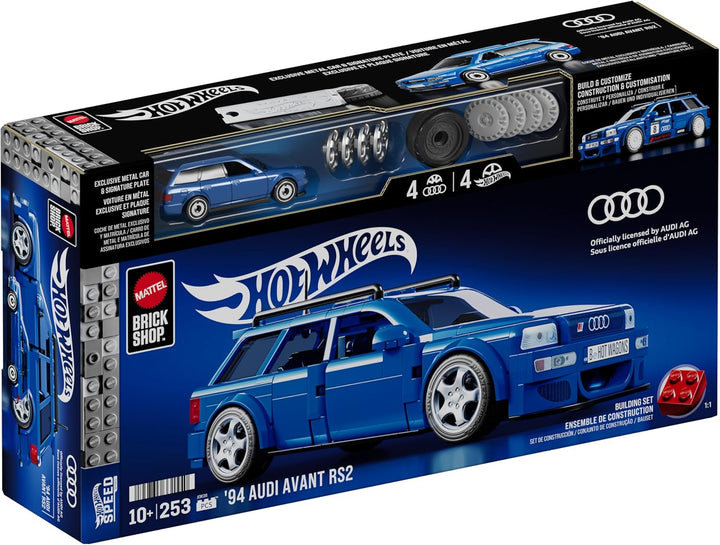 Mattel Brick Shop Hot Wheels Audi Avant RS2 Kit de