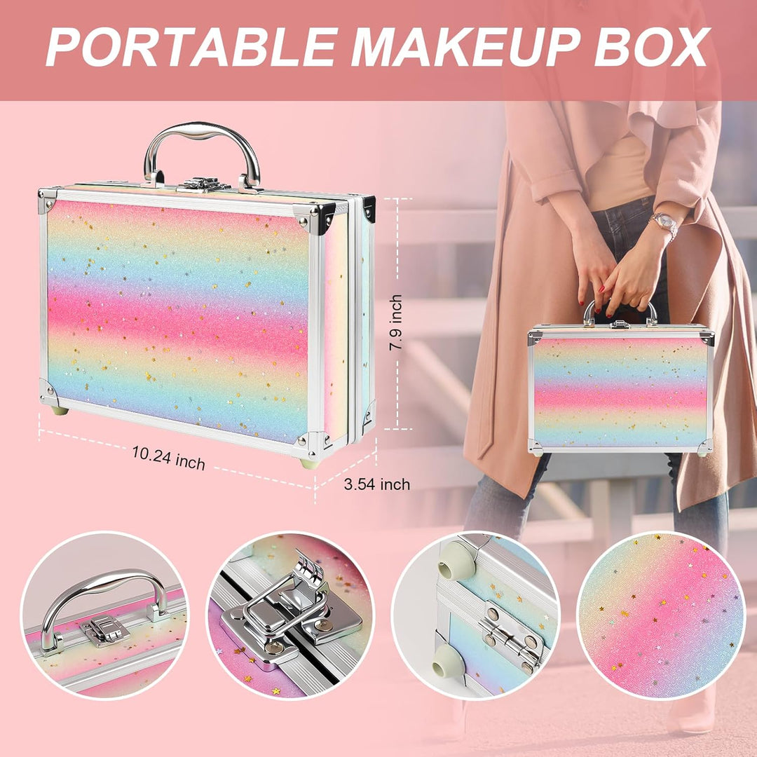 Kit de maquillaje para niñas adolescentes, juego completo de cosmét...