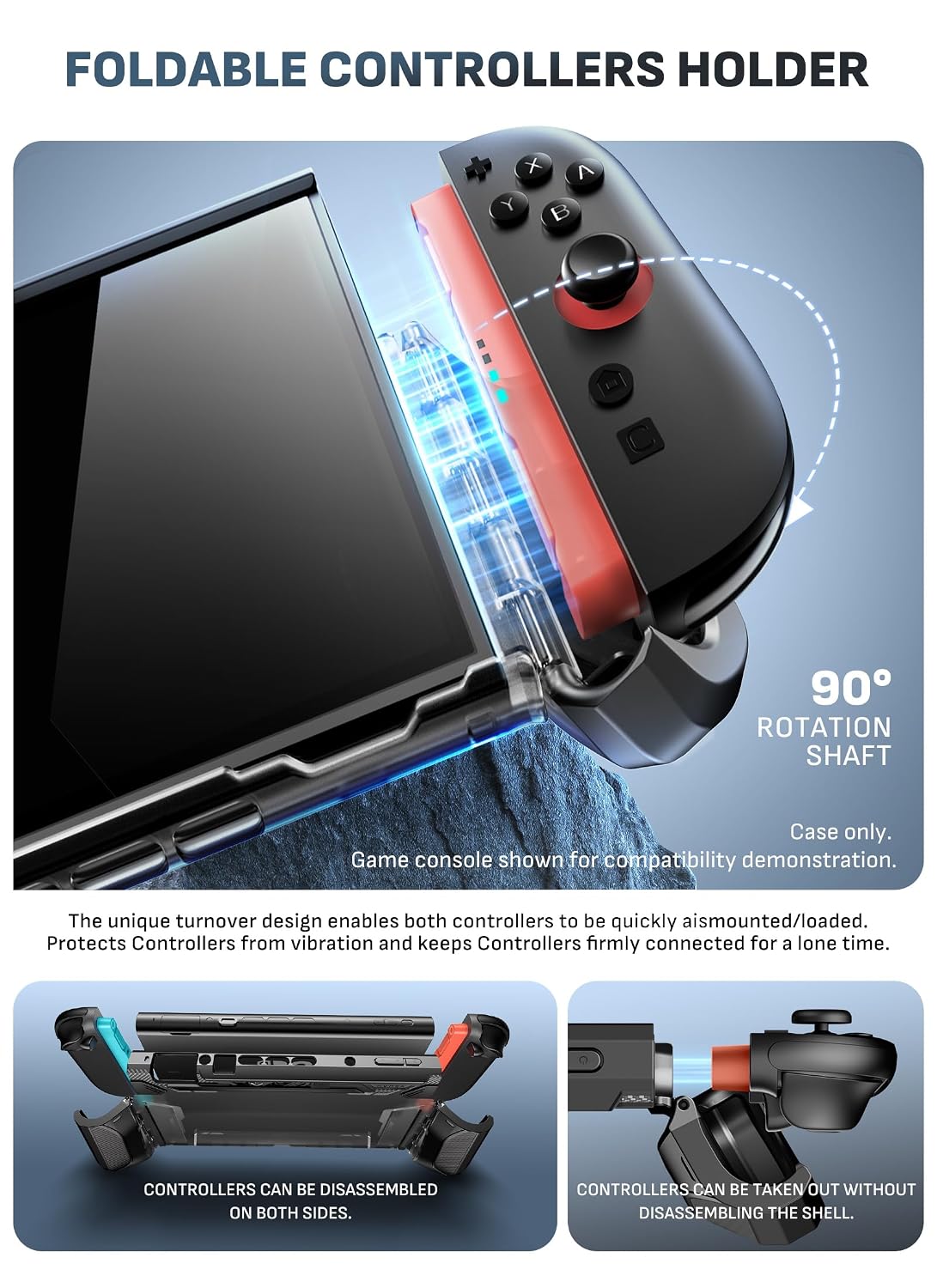 Mumba - Funda protectora acoplable para Nintendo Switch 2, serie Blade