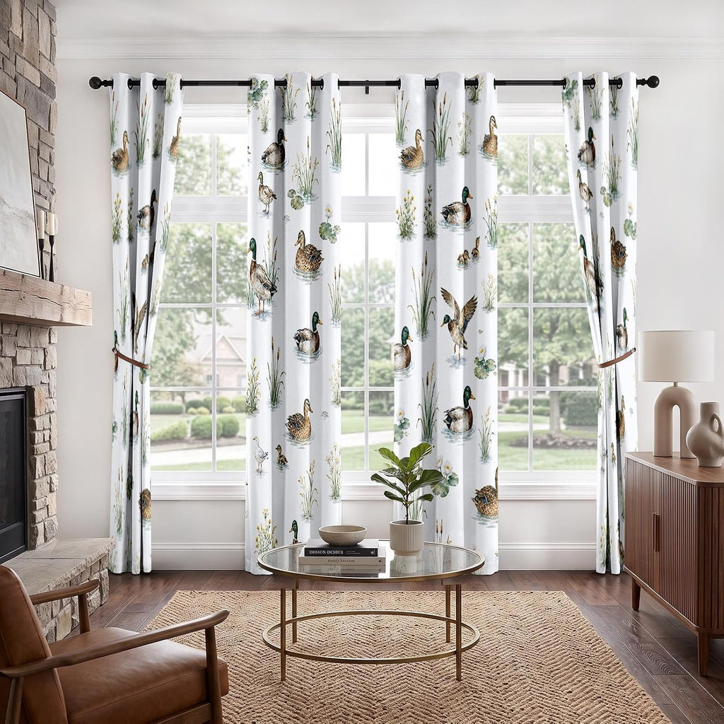 4 paneles de cortinas opacas, cortinas de oscurecimiento de