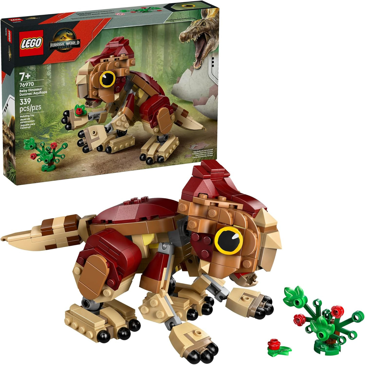 LEGO Jurassic World Baby Dinosaur Dolores Aquilops -