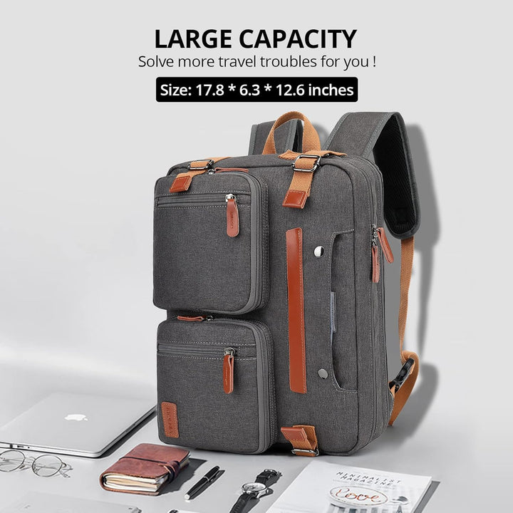MOLNIA Mochila para laptop 3 en 1, bolsas de computadora de 17.3 pu...