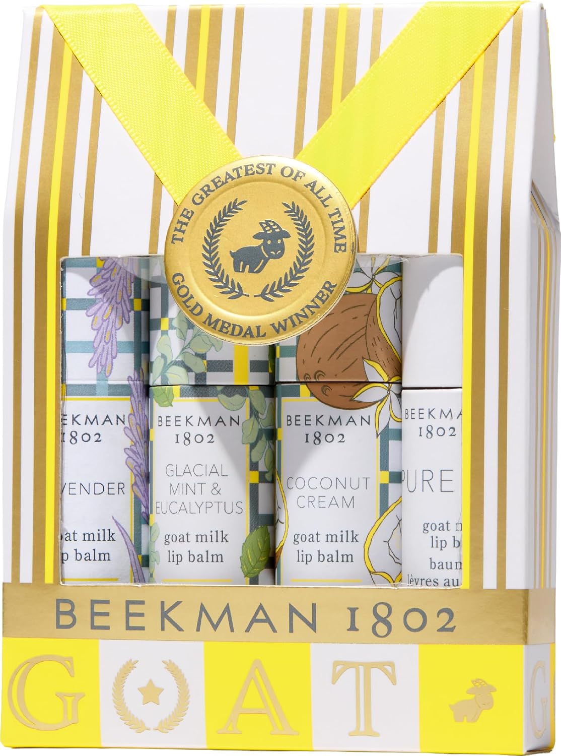 Beekman 1802 El Set de Regalo de Bálsamo Labial Perfect Pucker de 4...