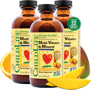ChildLife Essentials Multivitamínico y mineral para niños, vitamina...