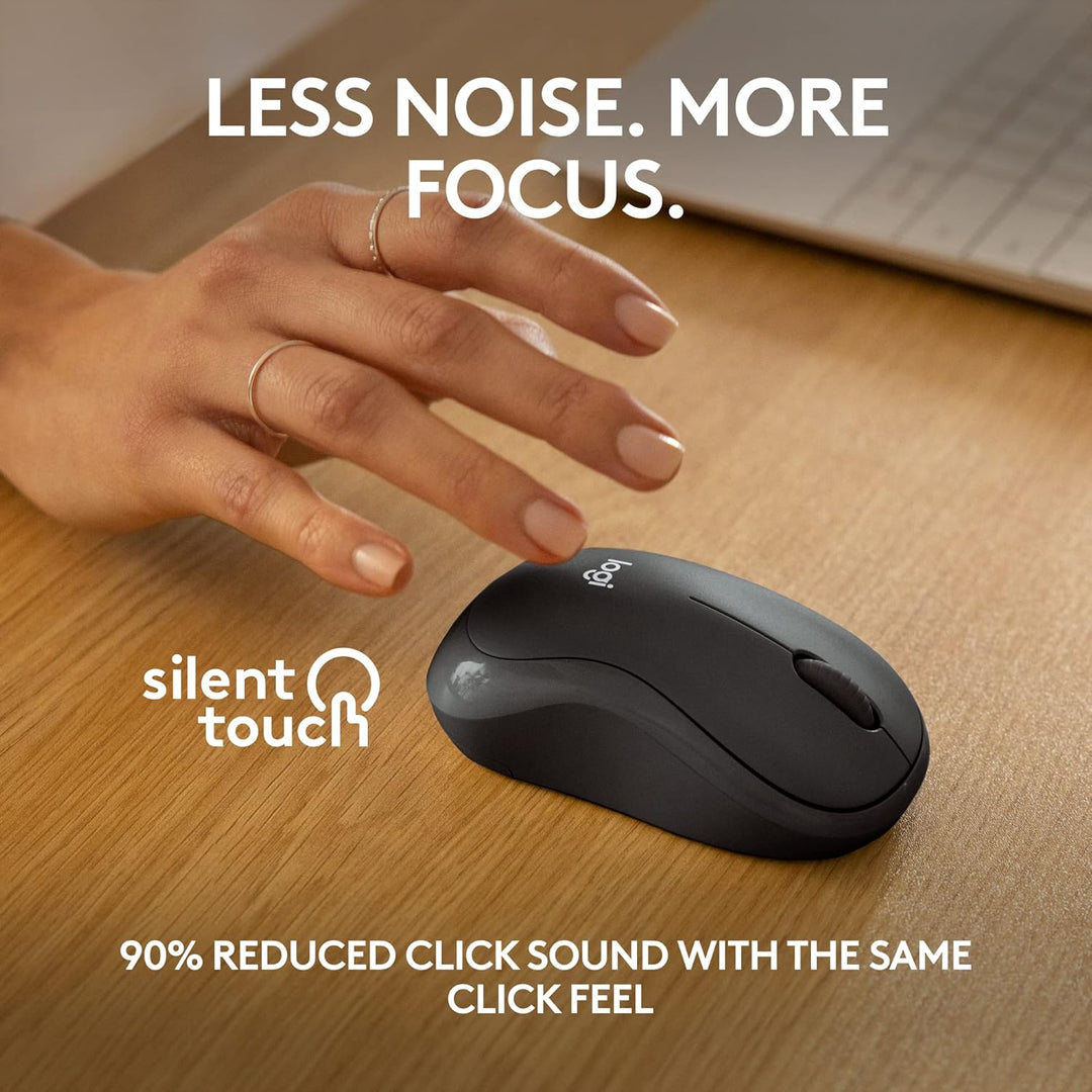 Logitech M240 - Ratón Bluetooth silencioso, inalámbrico, compacto,...