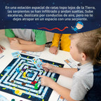 Peaceable Kingdom Space Escape – Juego de estrategia cooperativa de aventura espacial por el inventor de Pandemic – ¡Usa el trabajo en equipo para ganar! – Ideal para familias con niños de 7 años en