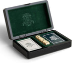 Preston Lane Chester Caja de juego de madera - Juego de cartas y dados