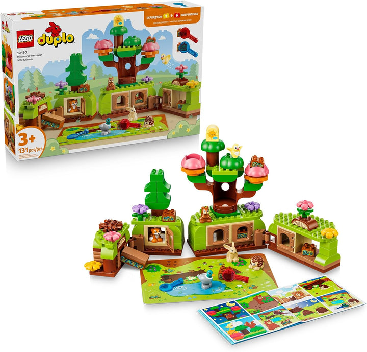 LEGO DUPLO Town Discovery Bosque con animales salvajes 10480 | Jugu...