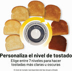 Hamilton Beach Tostadora de 2 rebanadas con ranura extra ancha con botones