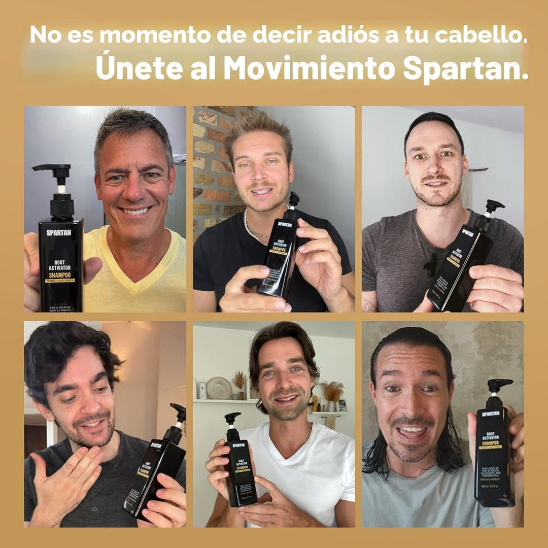 Champú Activador de Raíces SPARTAN™ para Hombres - Champú para el C...