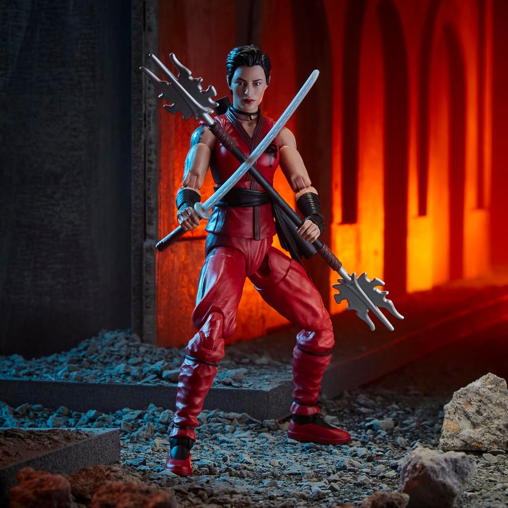 G.I. Joe Classified Series #124, Kim Jinx Arashikage, figura de acción coleccionable ninja de 6 pulgadas con 7 accesorios