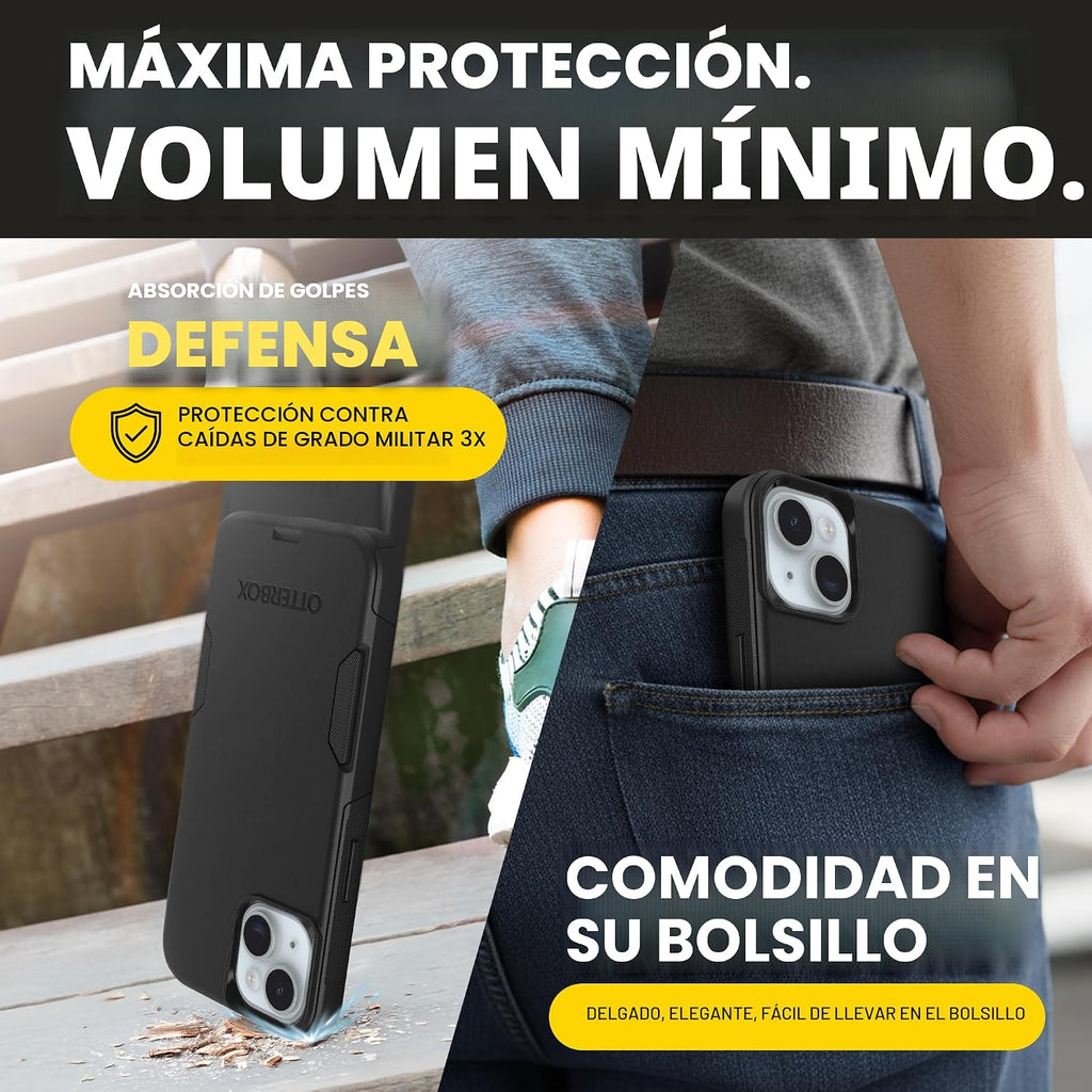 OtterBox Funda MagSafe para iPhone 17e, 16e, 15, 14, 13 Commuter MagSafe