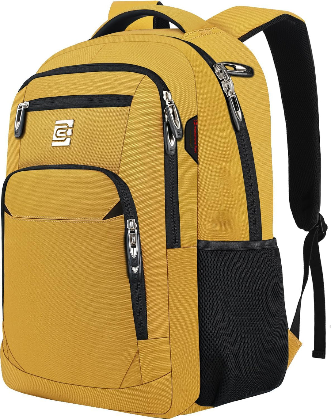 Volher Mochila para laptop, Amarillo, 15,6 pulg., Computadora portátil