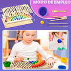PRO100HOME - Juguetes Montessori de aprendizaje de madera