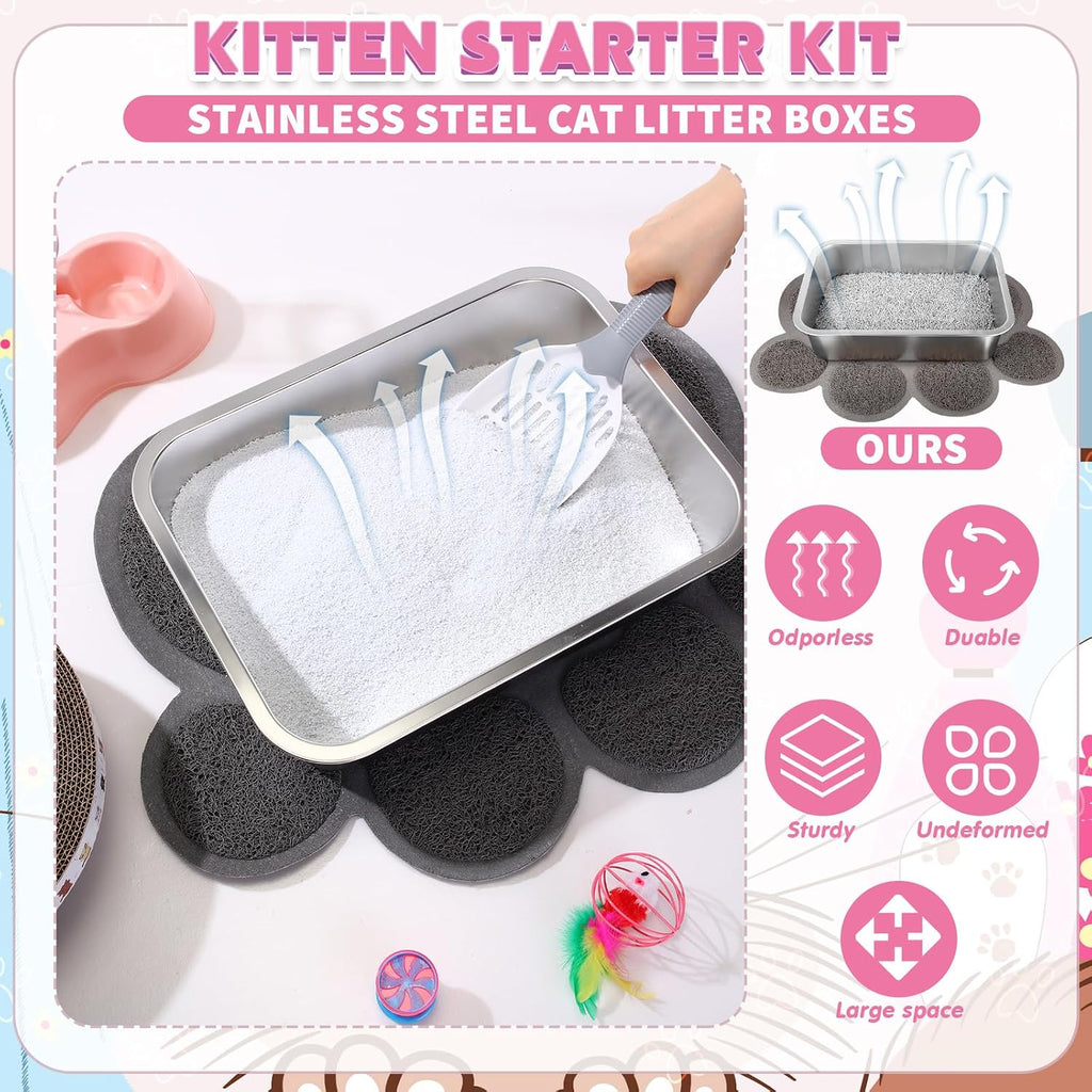 Kit de iniciación para gatitos de 31 piezas, esenciales para