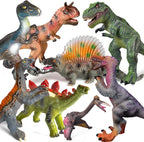 Gzsbaby 8 juguetes de dinosaurio jumbo para niños pequeños de 3 a 5 a 7 años, recuerdos perfectos de fiesta de dinosaurios, regalos de cumpleaños