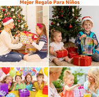 Instrumentos musicales para niños, instrumentos de percusión de madera, pandereta, juguetes de xilófono, educación preescolar, juguete musical de aprendizaje temprano para niños y niñas de 2