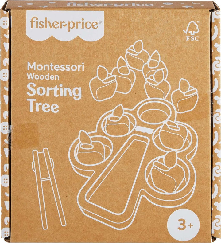 Fisher-Price Árbol de clasificación de juguetes Montessori