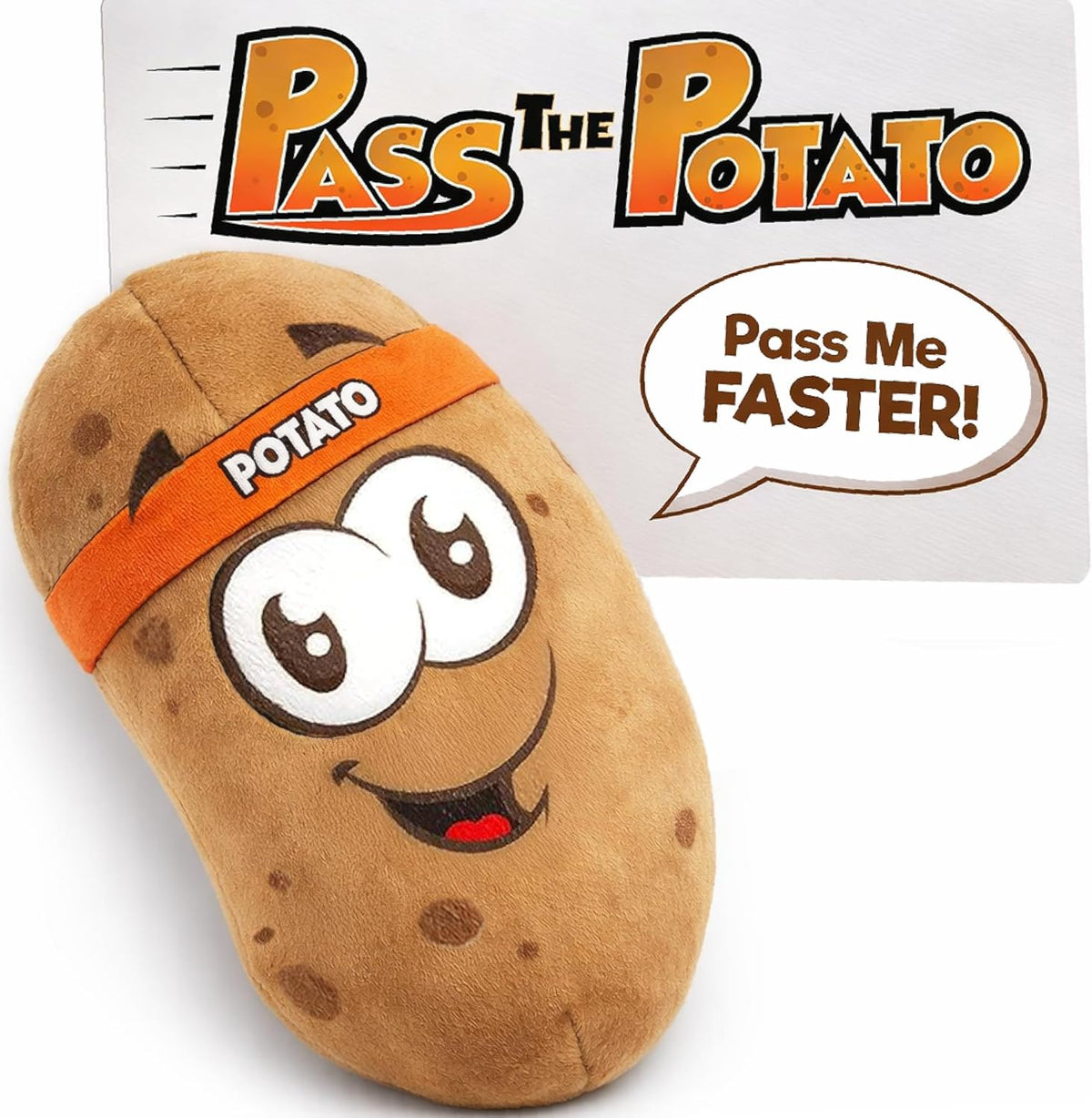 Move2Play, Pass The Potato | Hilarantemente salvaje y divertido | Juego familiar activo para niños de 3 a 8 años | Juego de lanzamiento para interiores y exteriores | Juegos de fiesta para niños y