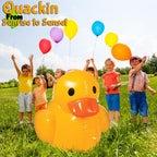 Fun Express Giant Inflatable Rubber Duck, 4 Feet, Yellow