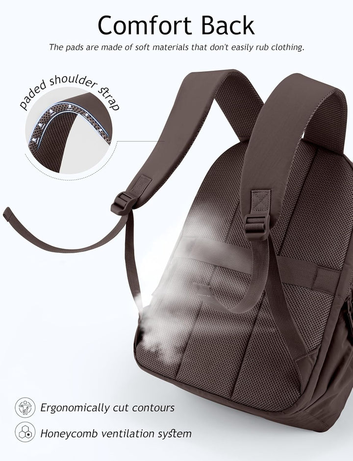 Uselike Mochila de viaje para mujer, mochila para laptop de 15.6 pu...