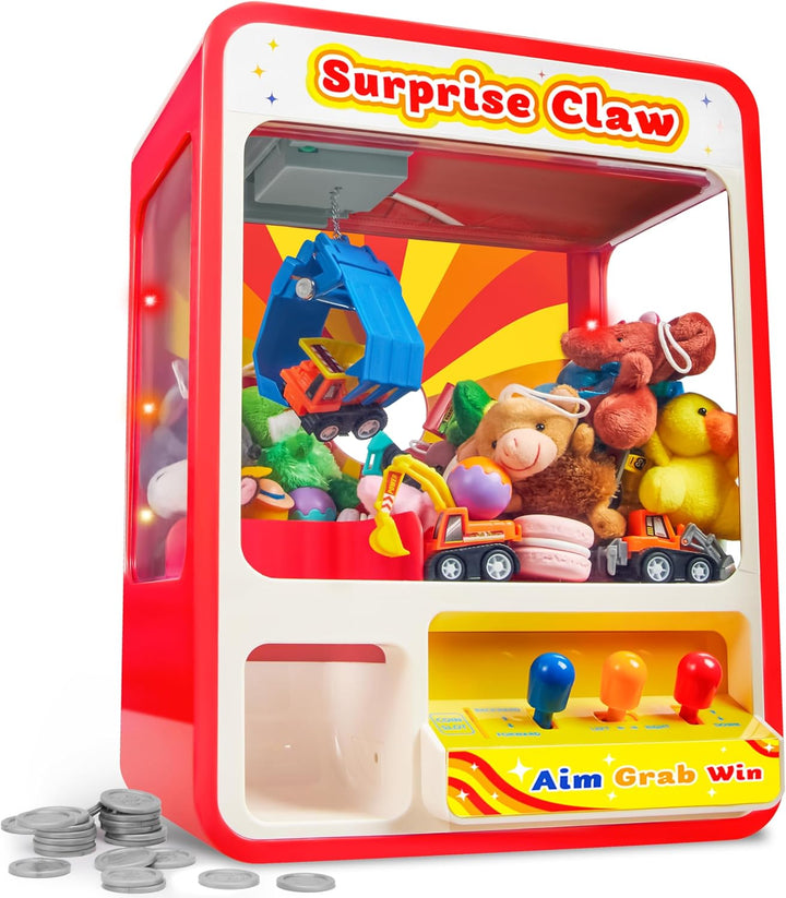 JOYIN Claw Machine - Juguete de arcade con luz LED y