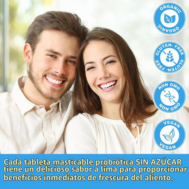Probióticos orales para el mal aliento bucal para adultos 11 mil mi...