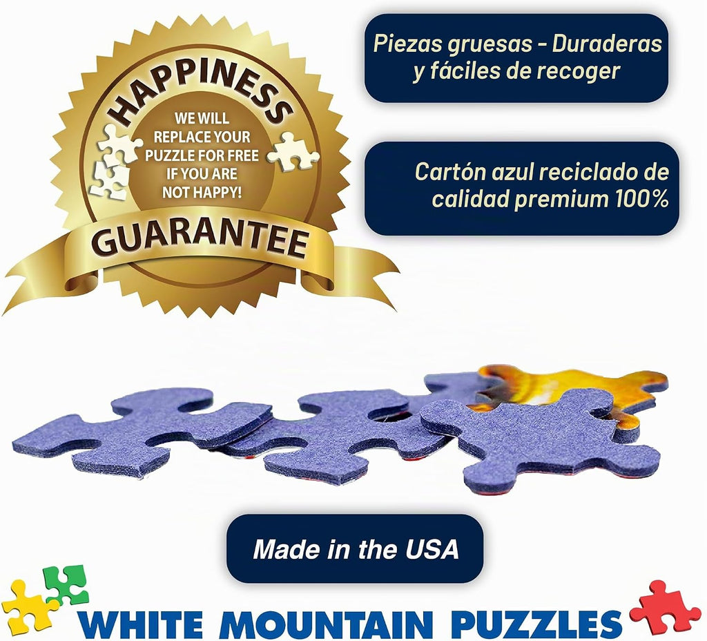 White Mountain Rompecabezas de 1000 piezas Clásicos nostálgicos