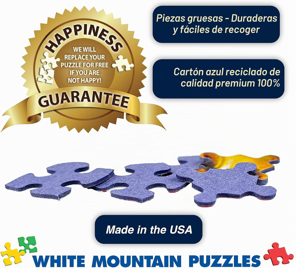 White Mountain Rompecabezas de 1000 piezas Clásicos nostálgicos
