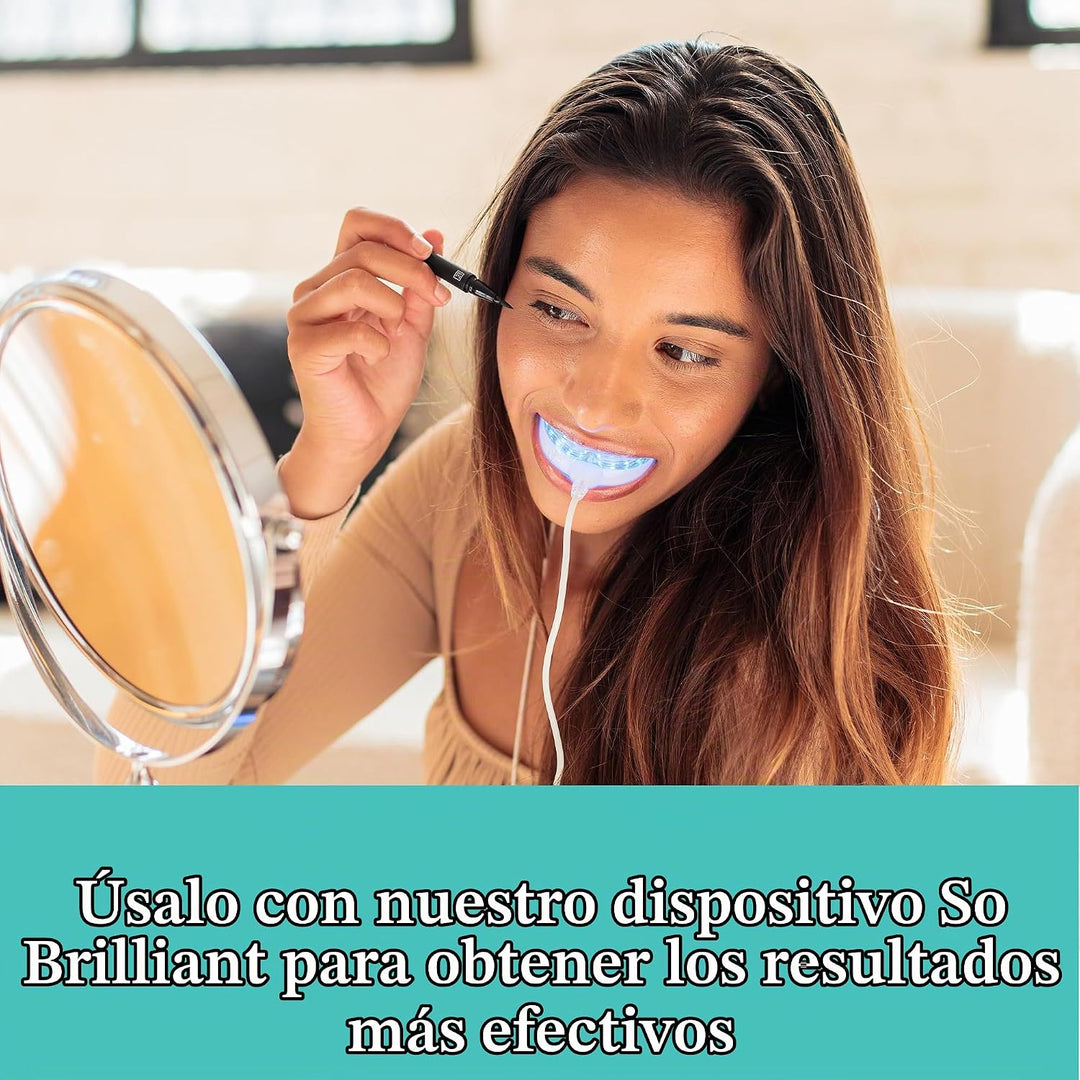 GLO Vial Kit de tratamiento de gel blanqueador de dientes, resultad...