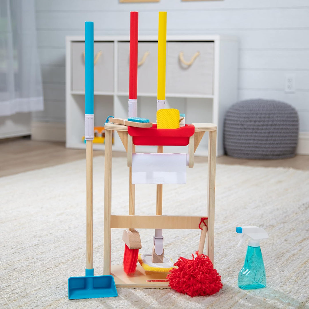 Melissa &amp; Doug Juego de limpieza Deluxe Sparkle &amp; Shine (11...