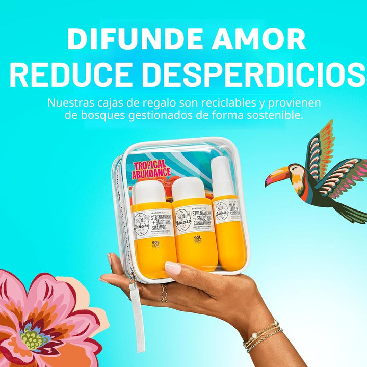 Sol de Janeiro Tropical Abundance Hair Repair Trio Travel Set | Jet...