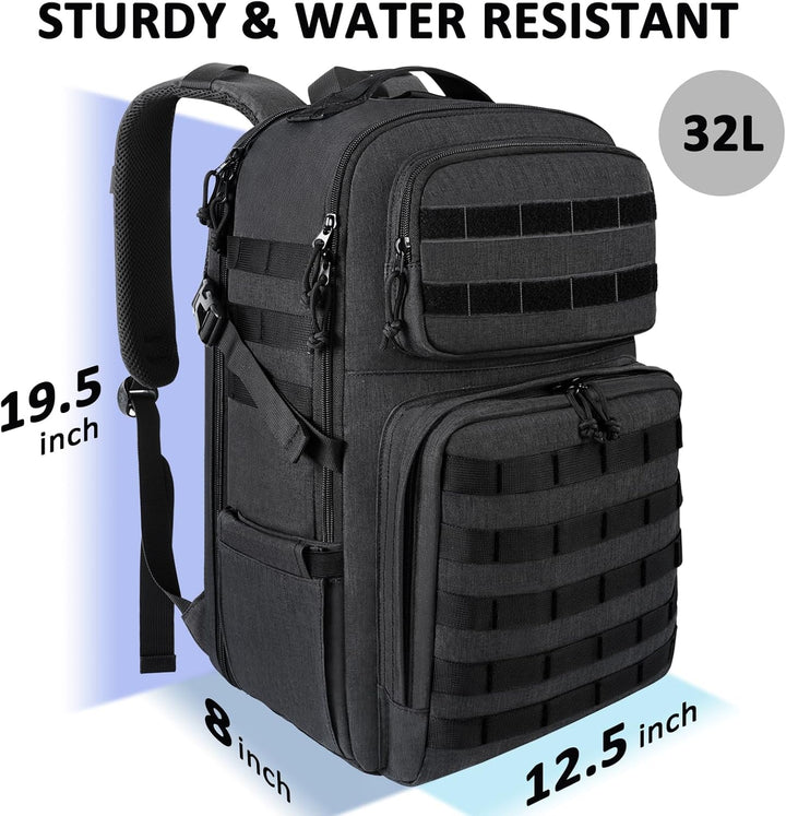 MATEIN Mochila para laptop de 17 pulgadas, mochila táctica militar...