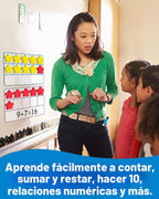 Coogam Conjunto Magnético de Marco de Diez, Juegos de Conteo de Números EVA Manipulativos Matemáticos, Juguete Educativo Montessori, Regalo para Niños de Jardín de Infantes y Aula de 3, 4, 5 Años
