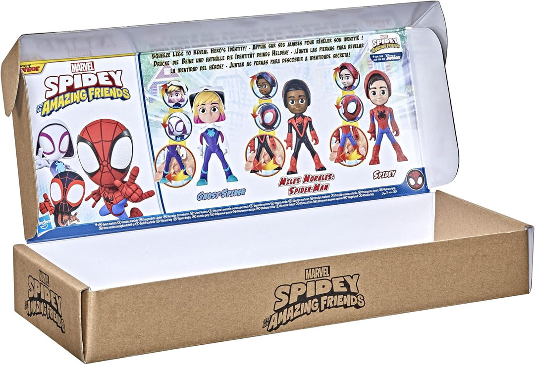 Marvel Hasbro - Paquete de figuras de acción de Spidey y sus increí...