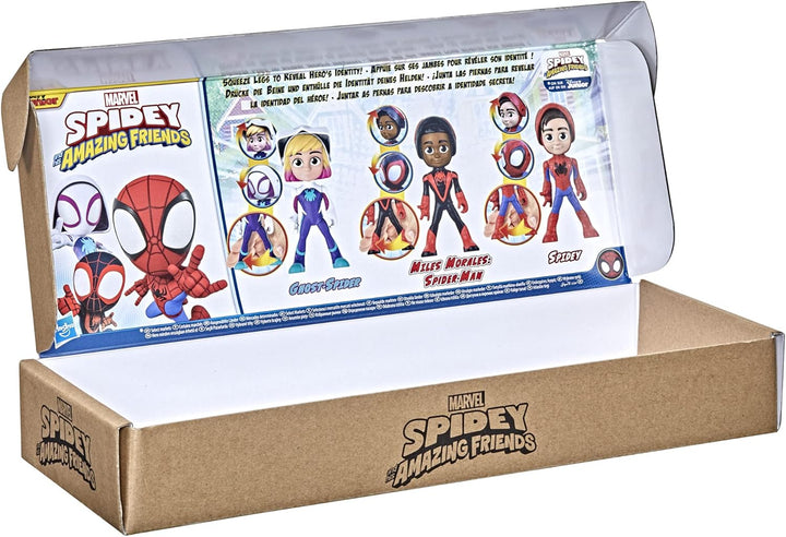 Marvel Hasbro - Paquete de figuras de acción de Spidey y sus increí...