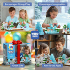 TOY Life Bloques de construcción magnéticos, juego de cubos de princesa de
