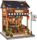 CUTEBEE Kit Book Nook, Casa en Miniatura DIY Izakaya Japonés para Adultos