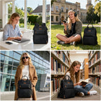 Mochila para laptop Maelstrom, para 15.6-17.3 pulgadas, mochila de viaje, Negro, 15,6 pulgadas