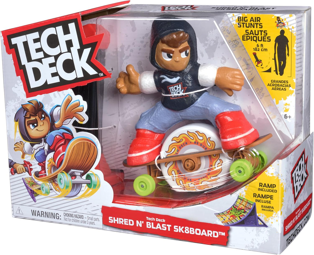 Tech Deck Shred N Blast Sk8board juguete motorizado para
