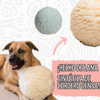 HuggleHounds Plush Ball Dog Toy - Fuzzy Round Ball Dog Toy con Soft Fleece, Durable Stuffed Plush para Small y Large Breeds - 8" HuggleFleece, Large
