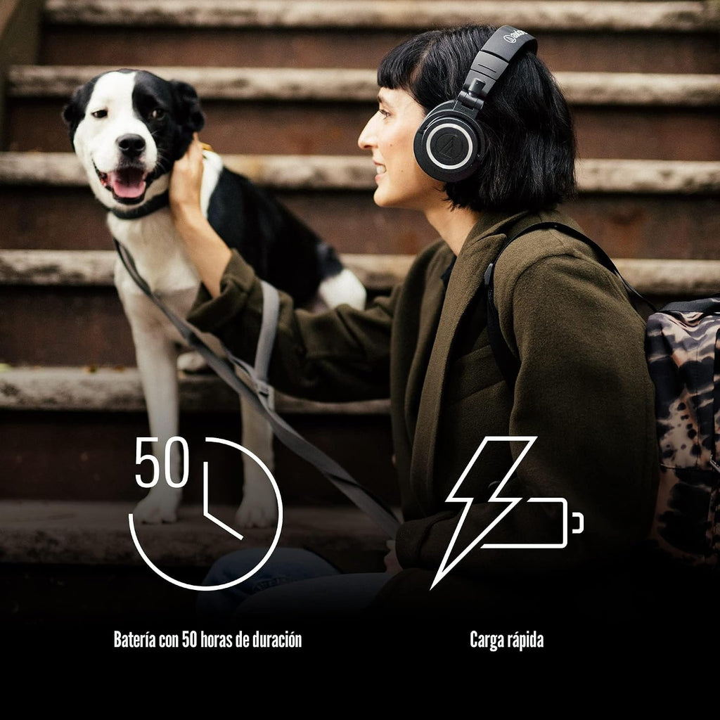 Audífonos inalámbricos Audio-Technica ATH-M50XBT2, negro