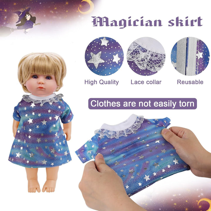 Regalo de ropa y accesorios para muñecas: 8 piezas de ropa de muñec...