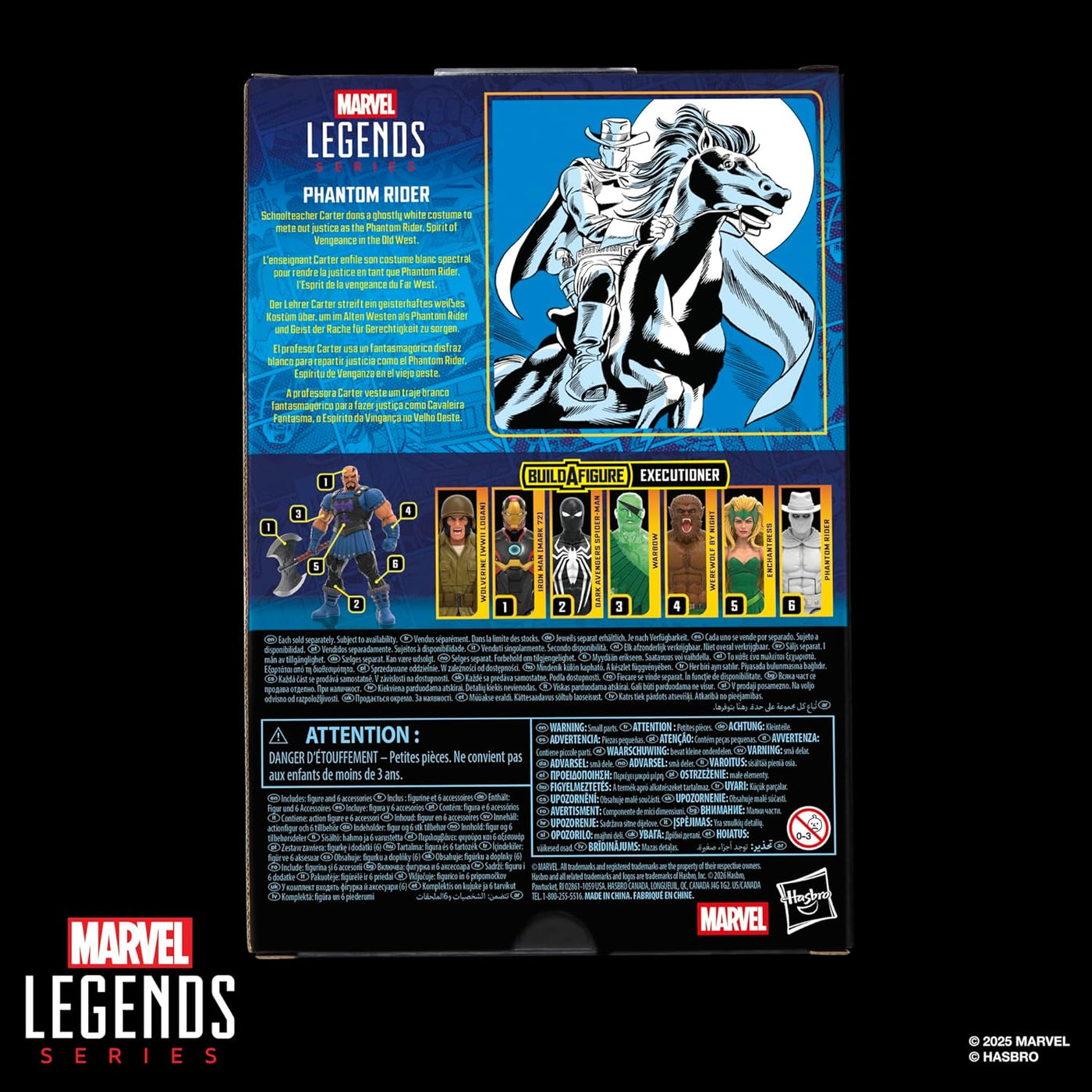 Marvel Legends Series Phantom Rider Ghost Rider y Avengers