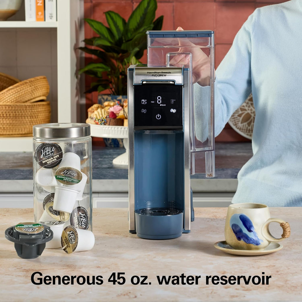 Hamilton Beach FlexBrew Advanced 4 en 1 cafetera de una sola porción