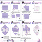Juego de bloques Kpop Mahjong para 2 jugadores con bolsa de