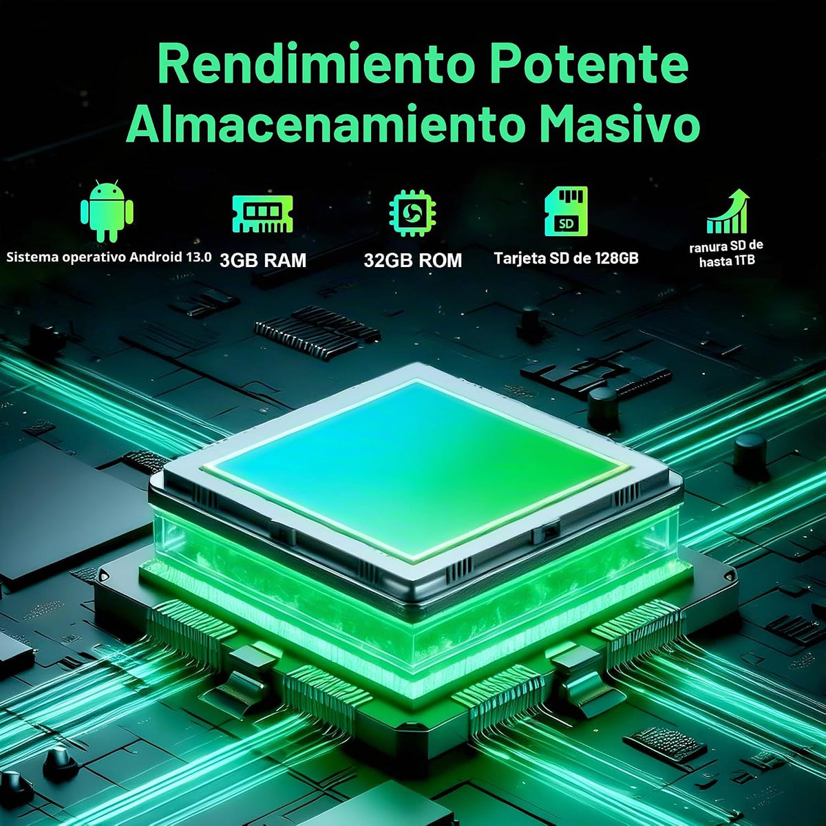 Reproductor MP3 D08 con Bluetooth y WiFi, SWOFY 32 GB MP3 y MP4 reproductores con pantalla táctil HD de 4 pulgadas, reproductores de música Android 13 con Spotify Kids, Pandora, Audible, Amazon Music