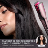 Shark FlexFusion - Plancha de pelo y potente secador de pelo con ce...